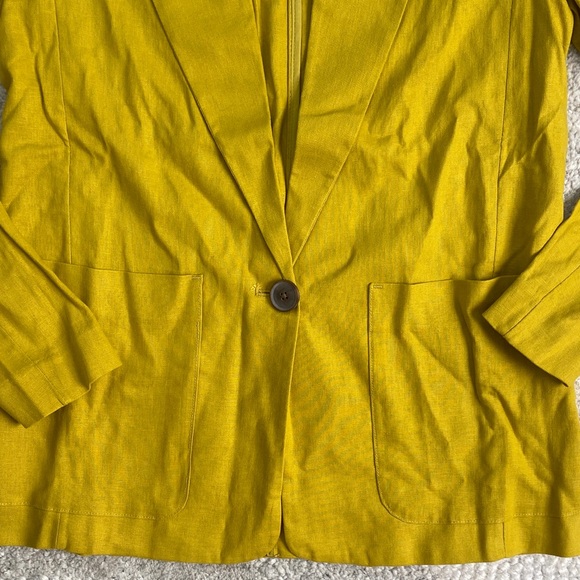 ✨5 for $15✨ A New Day Oversized Linen Blend Blazer - Picture 3 of 9